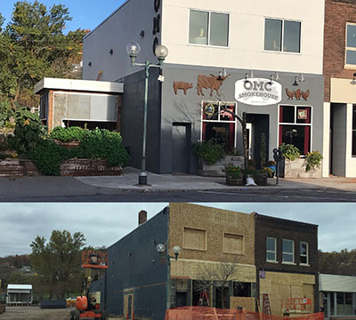 OMC Smokehaus Before & After